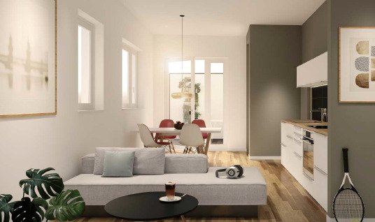 Bad Nauheim: 1,5 Zimmer Apartment ca 37,6m² 